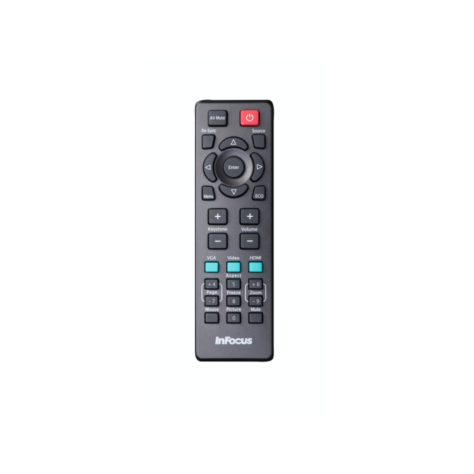 Replacement Remote for INFOCUS IN3102 Projector White